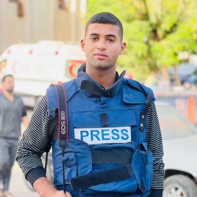 Hossam Shabat, a journalist for the Al Jazeera Mubasher channel. Photo via @AnasAlSharif0 on X