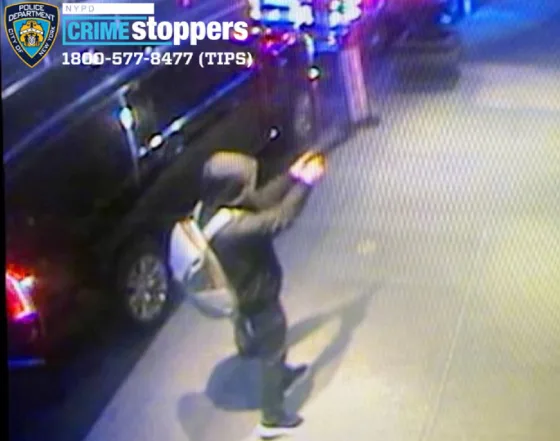 Security camera footage shows an unidentified gunman who shot United Healthcare CEO Brian Thompson on December 4, 2024. Photo released by New York Police Department